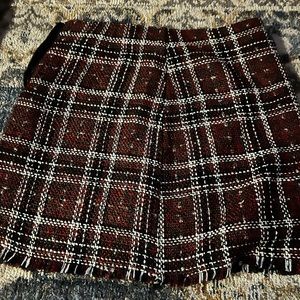 Plaid shirt skirt Size Large